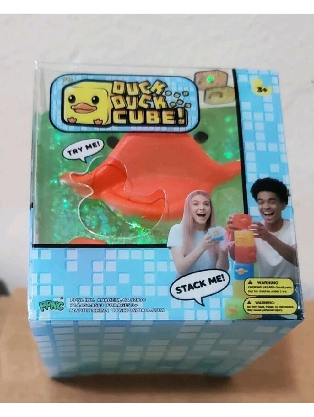 Yellow Duck Duck Cube Squishy Toy Viral Five Below Squishee Toy Tiktok Soft